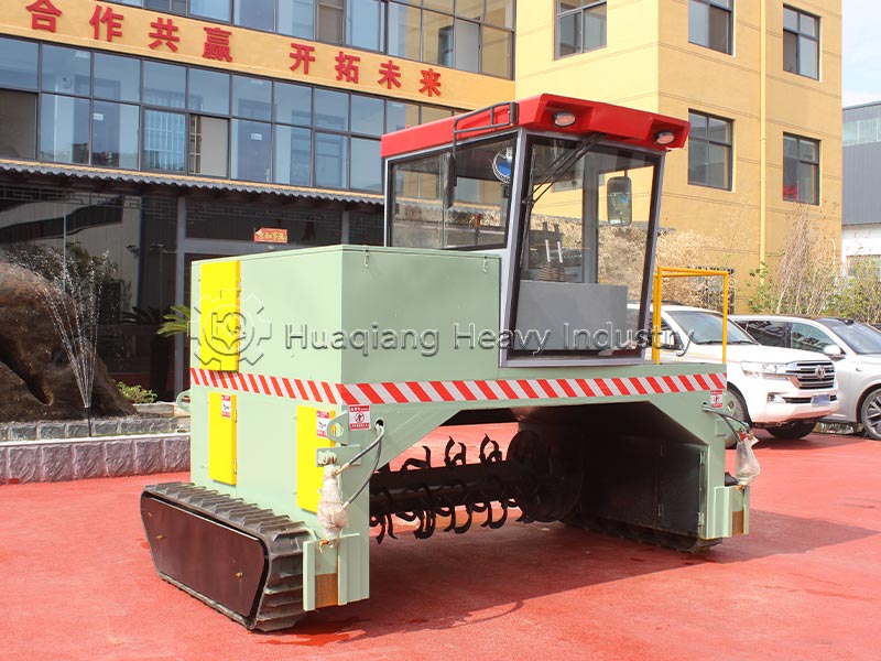 Compost windrow turning Machine 