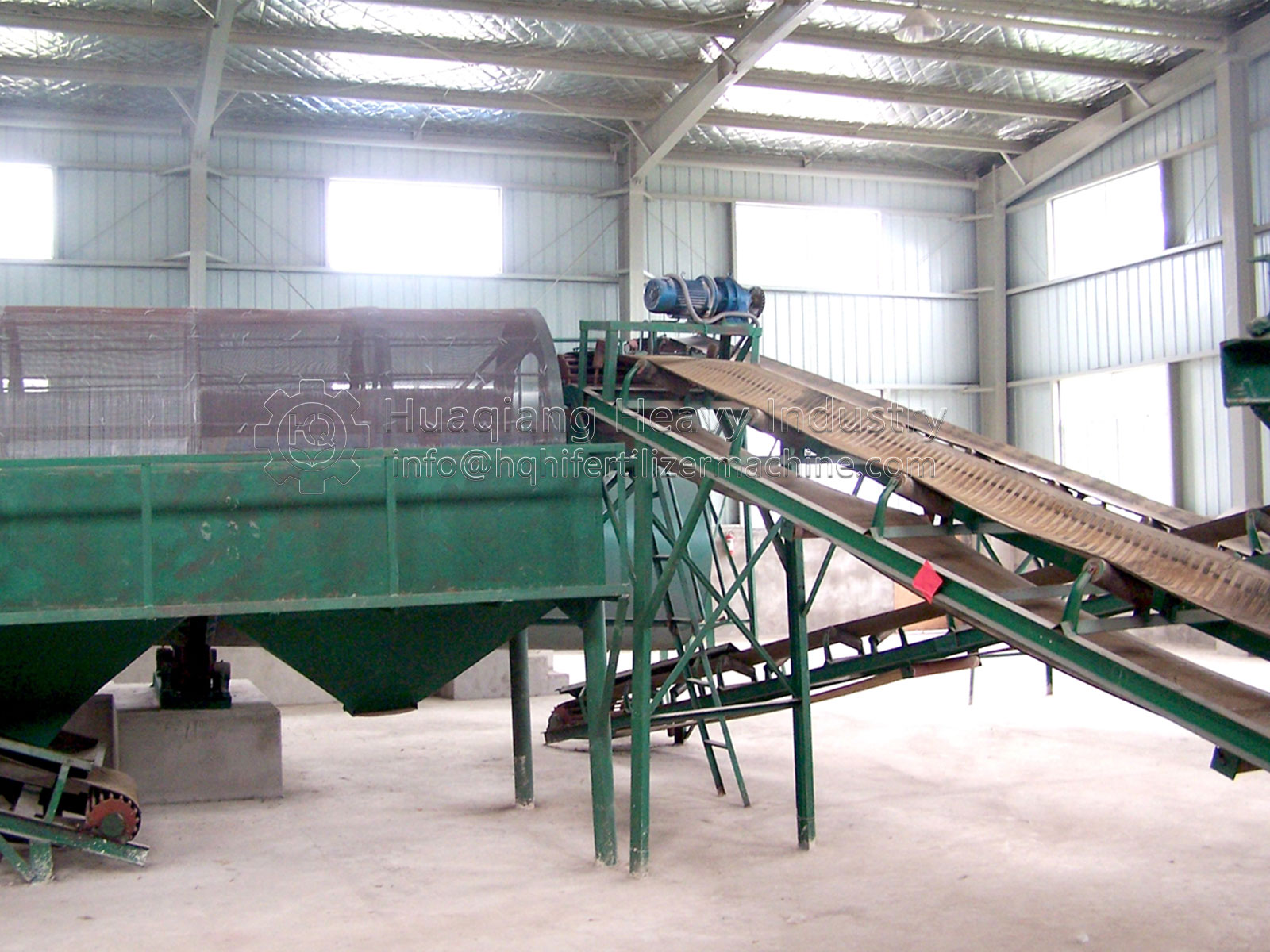 Gansu Organic Fertilizer Production line Site1