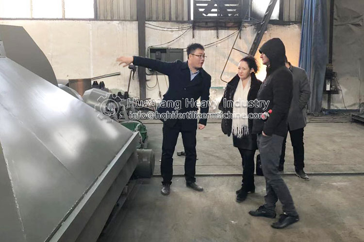 flat die extrusion granulator fertilizer production