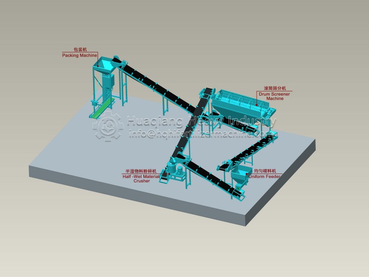 cow dung trough compost turning machine