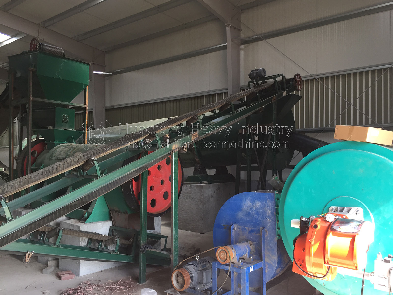 Organic fertilizer production line in Ghana1