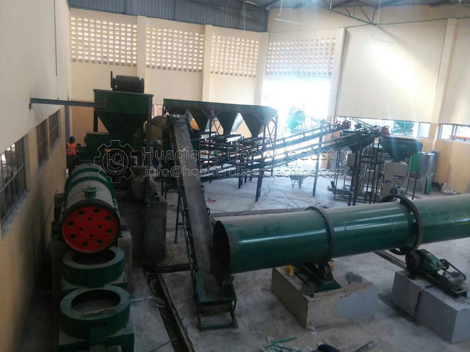 Organic fertilizer production line in Ghana2