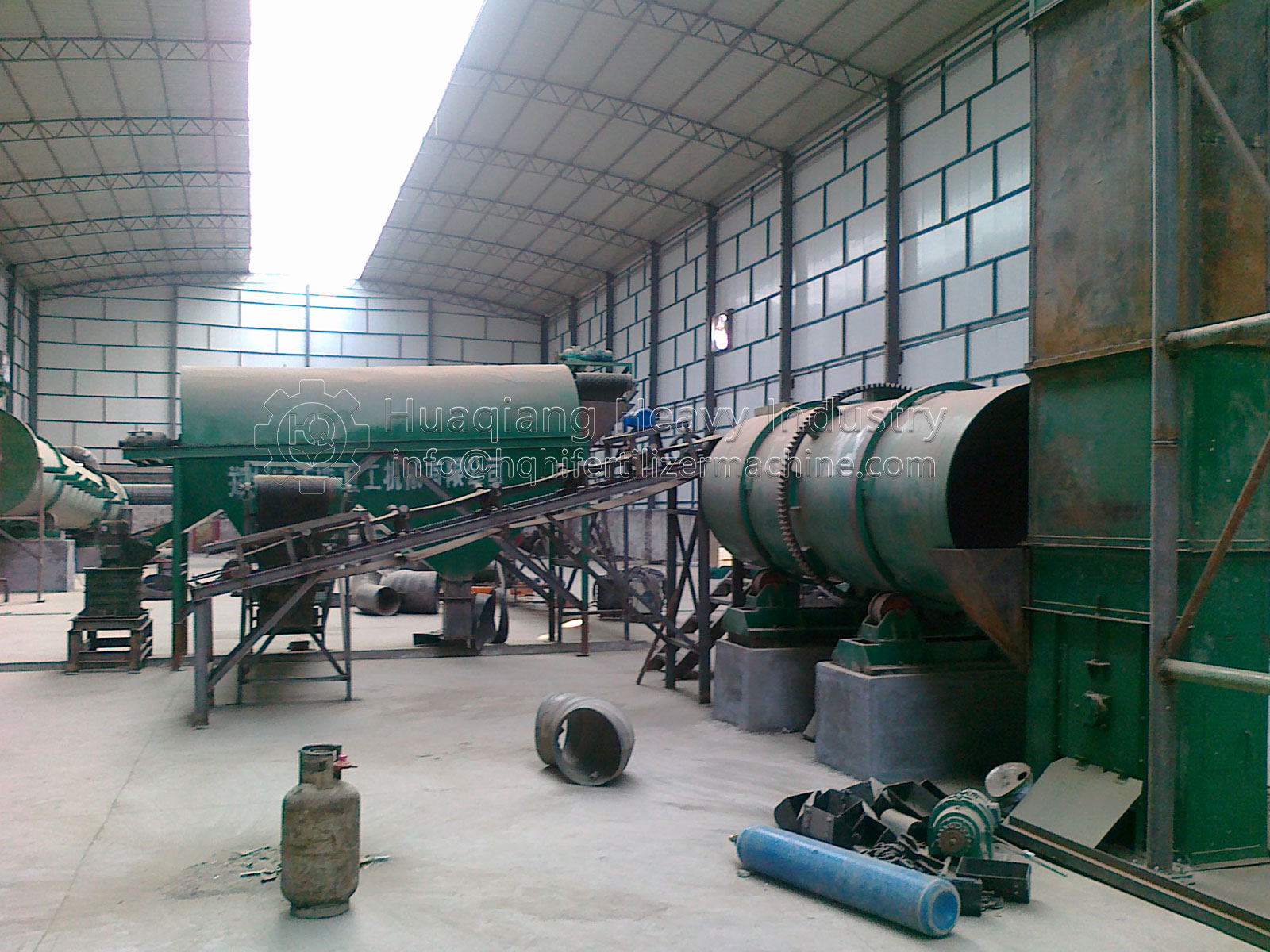 Site of NPK fertilizer production line