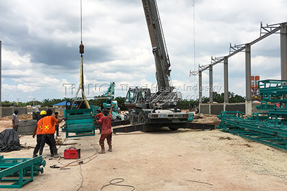 Indonesian NPK Fertilizer Production Line Installation Site