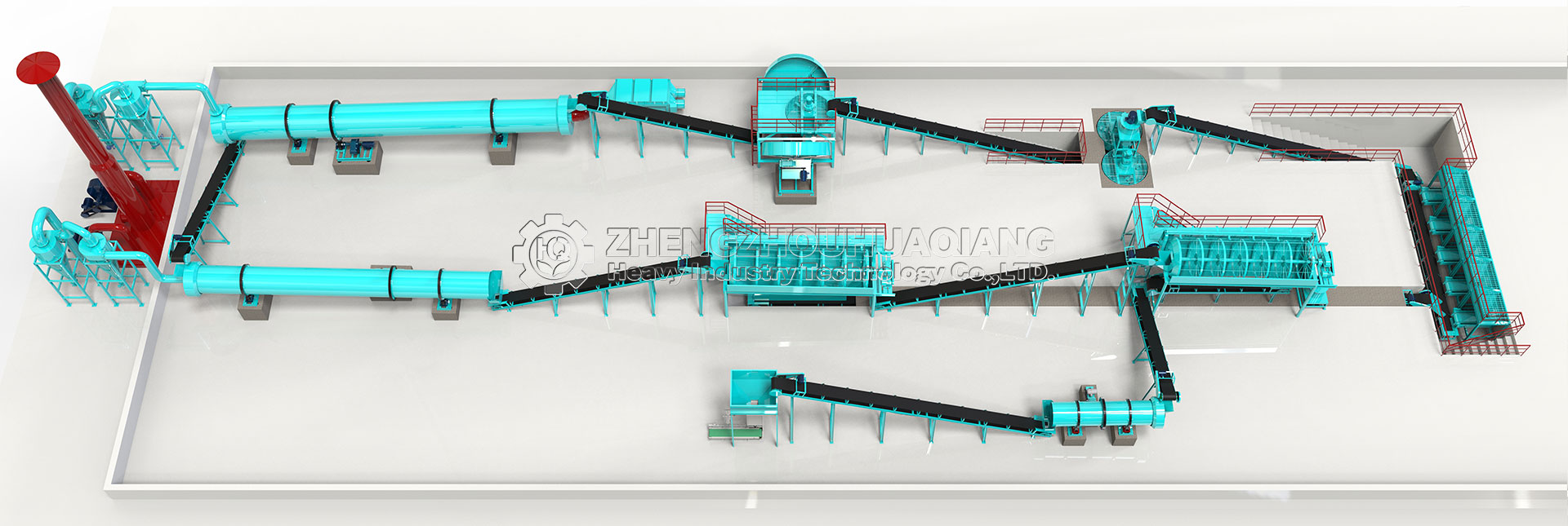 Organic Fertilizer Disc Granulation Production Line