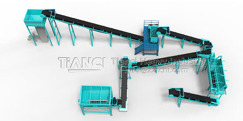 powder organic fertilizer production line