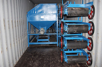 Complete fertilizer production machine exported Jordan