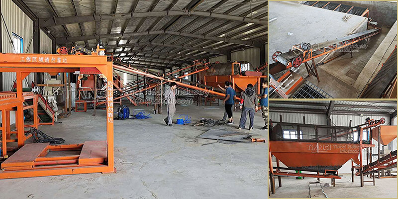 Organic fertilizer granulation production equipment runs in Xinjiang